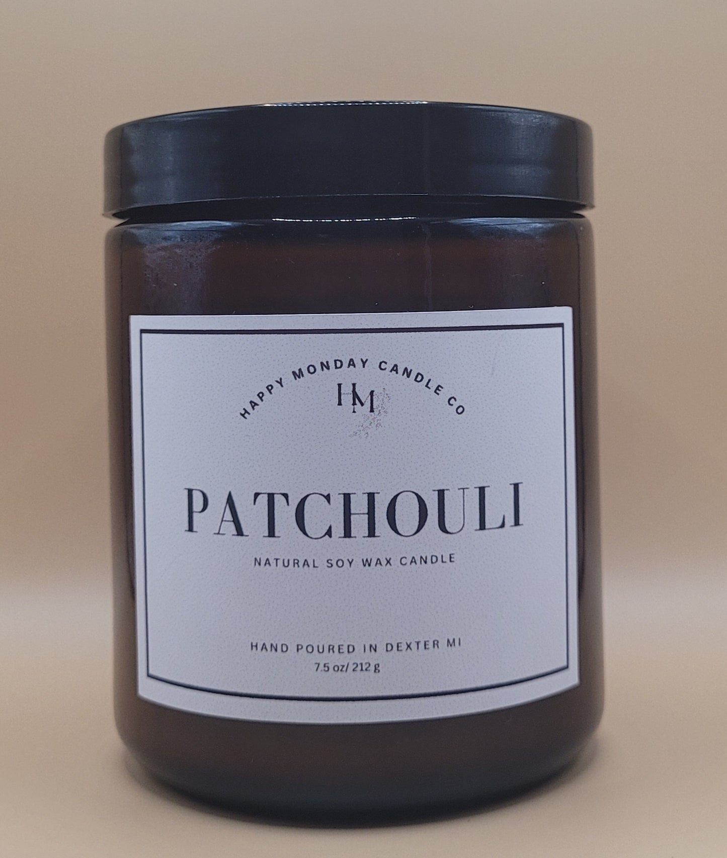 Patchouli - Soy Wax Candle - 7.5 oz