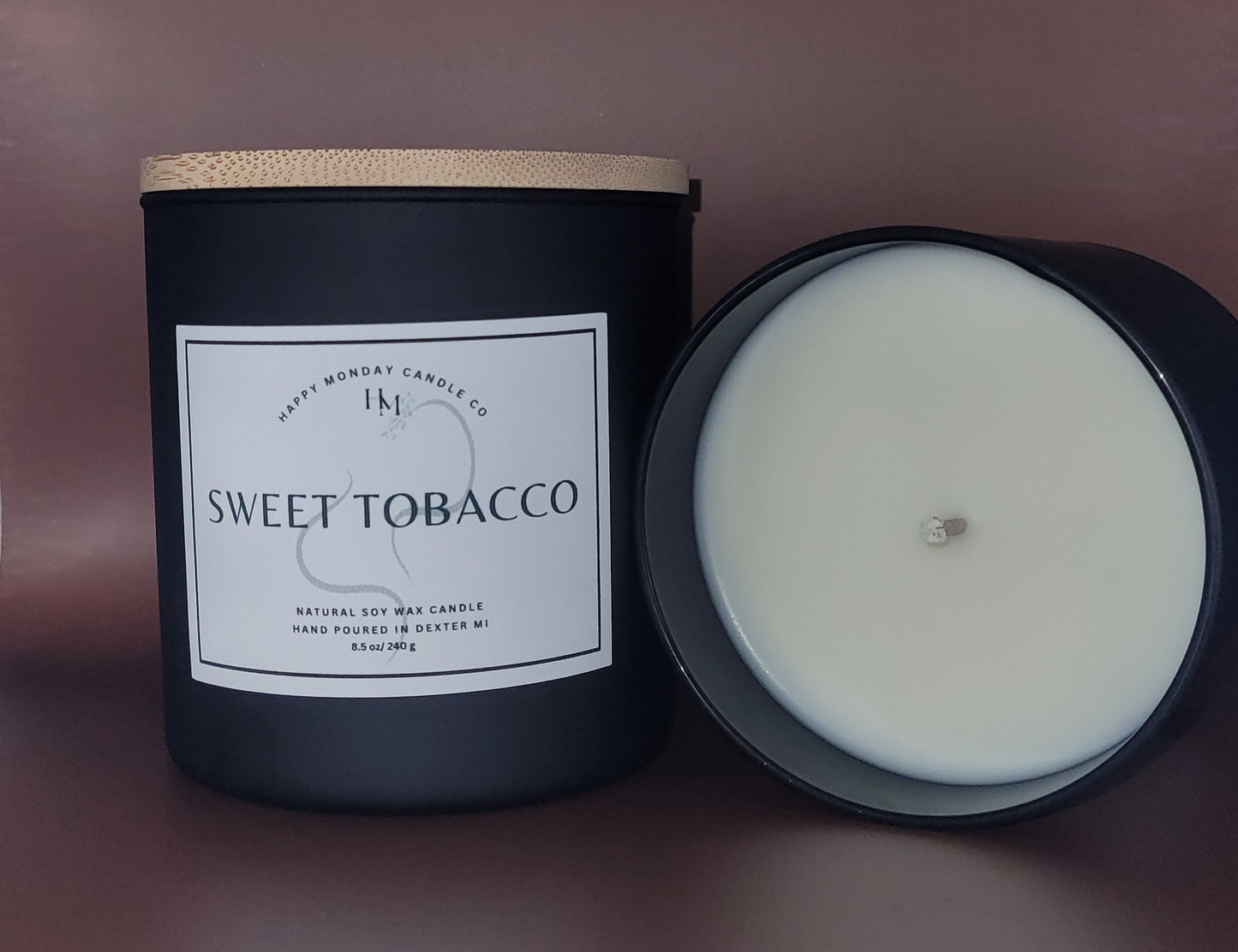 Sweet Tobacco Soy Wax Candle 8.5 oz