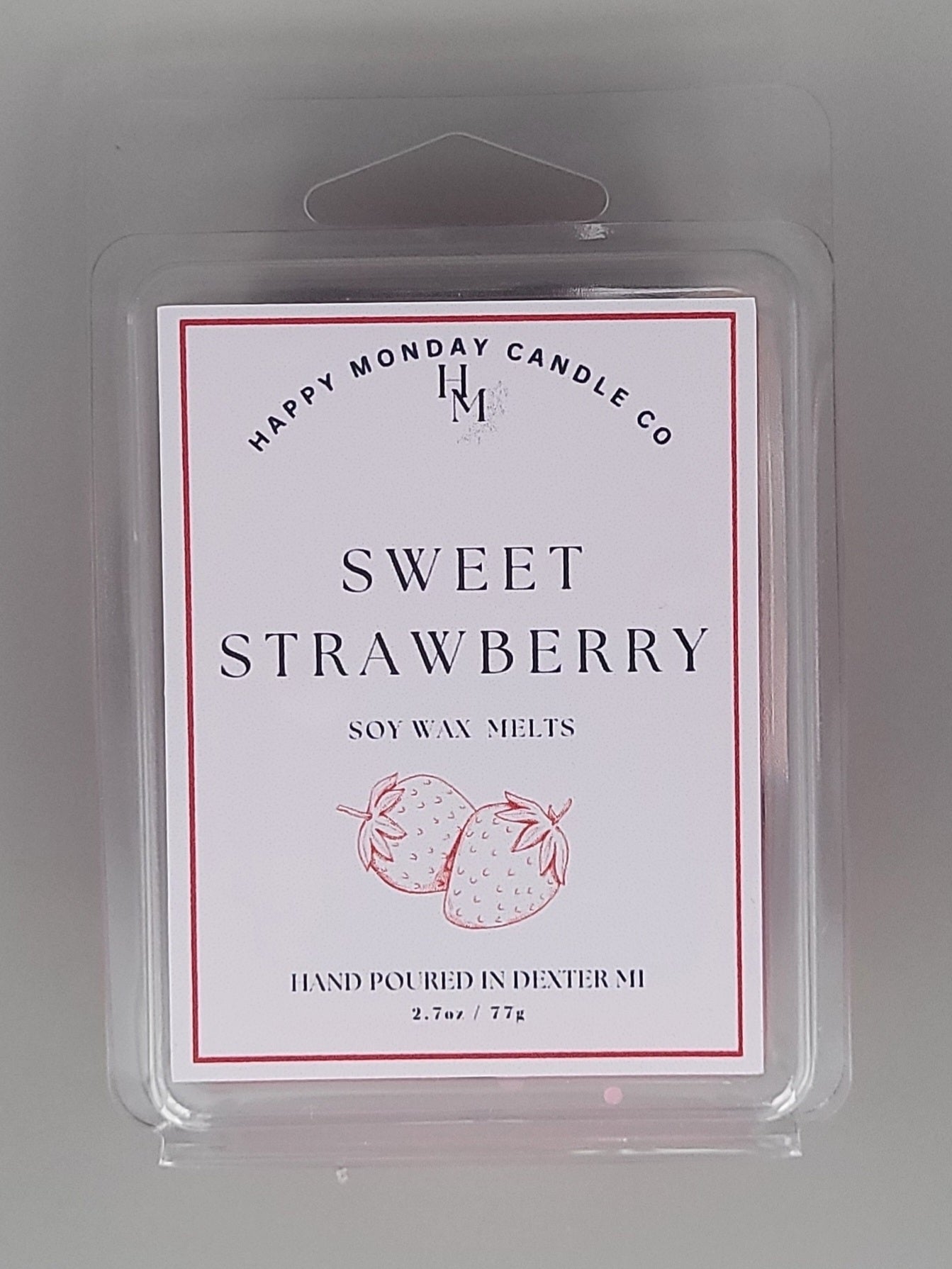 Sweet Strawberry- Soy Wax Melts - 2.7oz