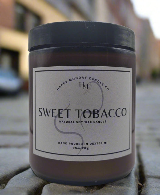 Sweet Tobacco Soy Wax Candle - 7.5oz