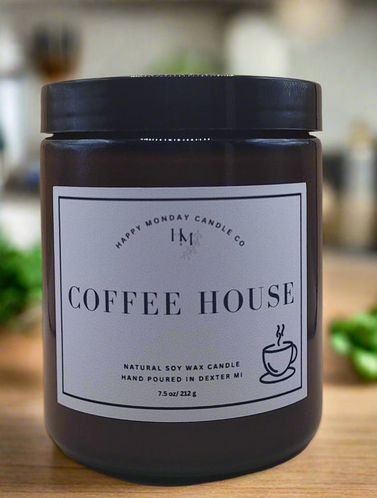 Coffee House - Soy Wax Candle - 7.5 oz