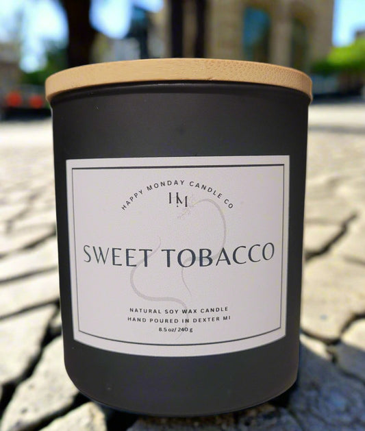 Sweet Tobacco Soy Wax Candle 8.5 oz